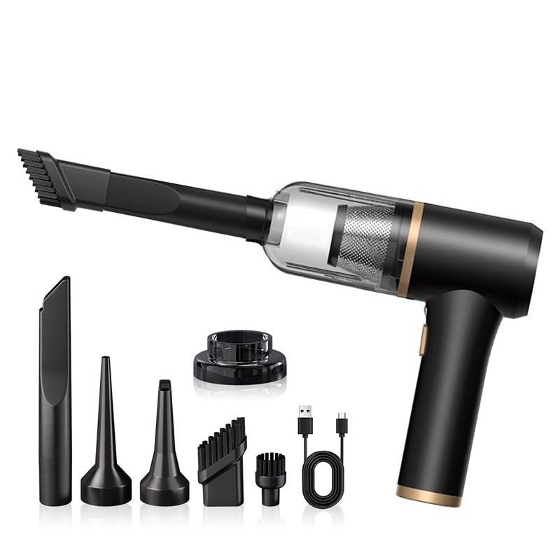 

LEIBOO Автомобильный пылесос 5500PA Мощная чистящая машина для автомобилей Беспроводной портативный ручной пылесос для бытовой техники чёрный