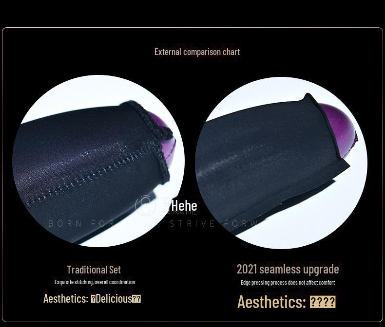 Men's High Waist Seamless Winter Pantyhose - Velvet Lined, Nine-Point Sexy Leggings