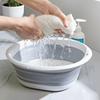 1/3pcs Collapsible Plastic Basin Space-Saving Multifunctional Washbasin Perfect for Household Cleaning Vegetable Washing