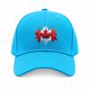 Canada Maple Leaf Printed Multicolor Adjustable Baseball Cap for Outdoor Travel Daily Commute Campus Street