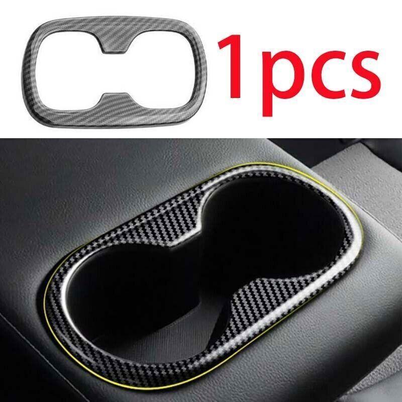 Rear Water Cup Panel Frame Cover Carbon Fiber For Toyota Corolla Cross -