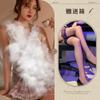Sexy lingerie sexy plaid jk student dress summer lace-up hollow schoolgirl