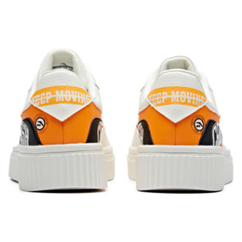 Anta Low-Top Skateboard Shoes Men's Orange White Sneakers 111938021R-3