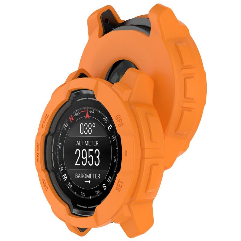 Soft Silicone Case for Garmin Instinct 3 50mm 45mm Smart Watch Hollow Cover Protector Shell for Instinct3 50mm 45mm Accessories 7