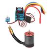 RC Brushless Motor ESC Set Professional Waterproof High Torsion 3650 Brushless Motor 120A ESC Combo Set for RC Car 4500KV
