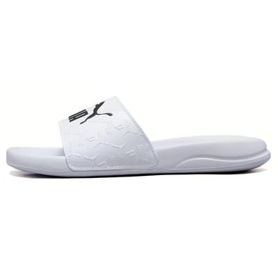 Popcat Serie Bequeme Langlebige Gummi Sohle Pantoletten Unisex Sandalen Weiß 395420-02