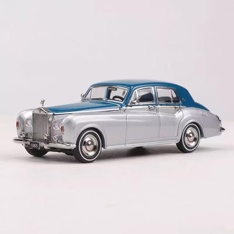 GFCC 1:64 Minicar 1955 Rolls Royce Silver Cloud Alloy Model Vintage Car Diecast Replica Collector's Car Decor