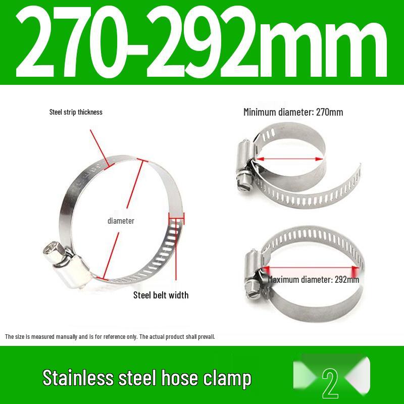 201 Edelstahl Schlauchschelle für Rohre