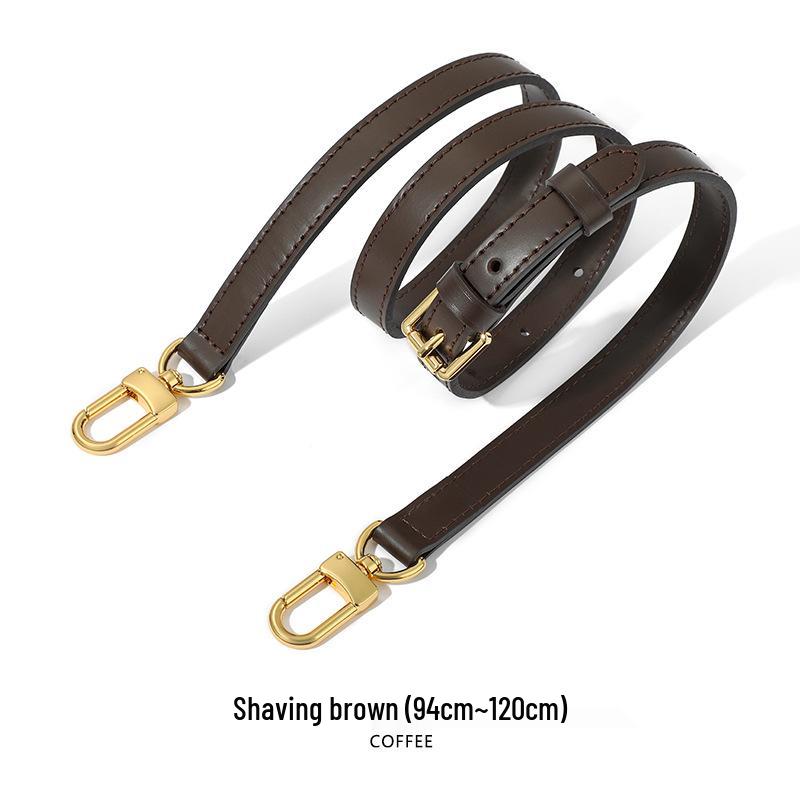 Ma Huang Shi MHS-C-63 Presbyopic Crossbody Bag Strap: Vegetable Tanned Leather Shoulder Replacement and Modification Accessory