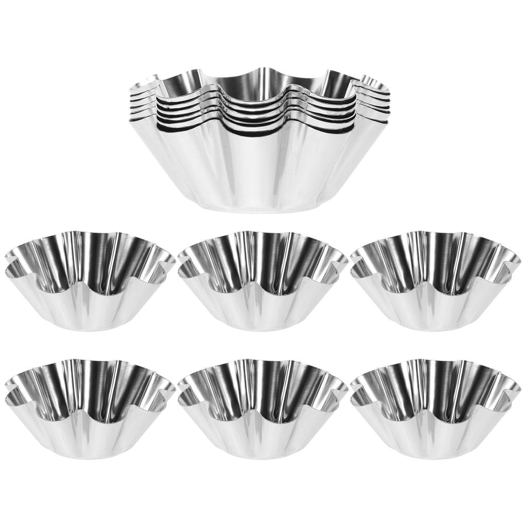 12 Pcs Cheese Wrapping Paper Decorative Serving Tray Non-stick Baking Tin Tart Mould Ware Flower Pans Muffin Cup