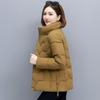 Winter Down Padded Jacket Women's Short Fashion Western Style Mother Padded Jacket Small Thickened Plus Size Padded Jacket