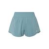 Dri-FIT One Mid-Rise Lined Comfortable Three-Quarter Casual Shorts Women Shorts Denim-Blue Green DX6011-464