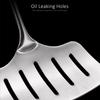 LFGB Certification 304 Stainless Steel Cooking Spatula Solid Wood Handle and Leakage Design Fish Turner Family Stiring Shovel
