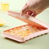 Stampo Rotondo in Silicone per Ghiaccio Congelatore Facile da Sformare Ghiaccio Gelatina Budino Maker Scatola Conservazione Bar