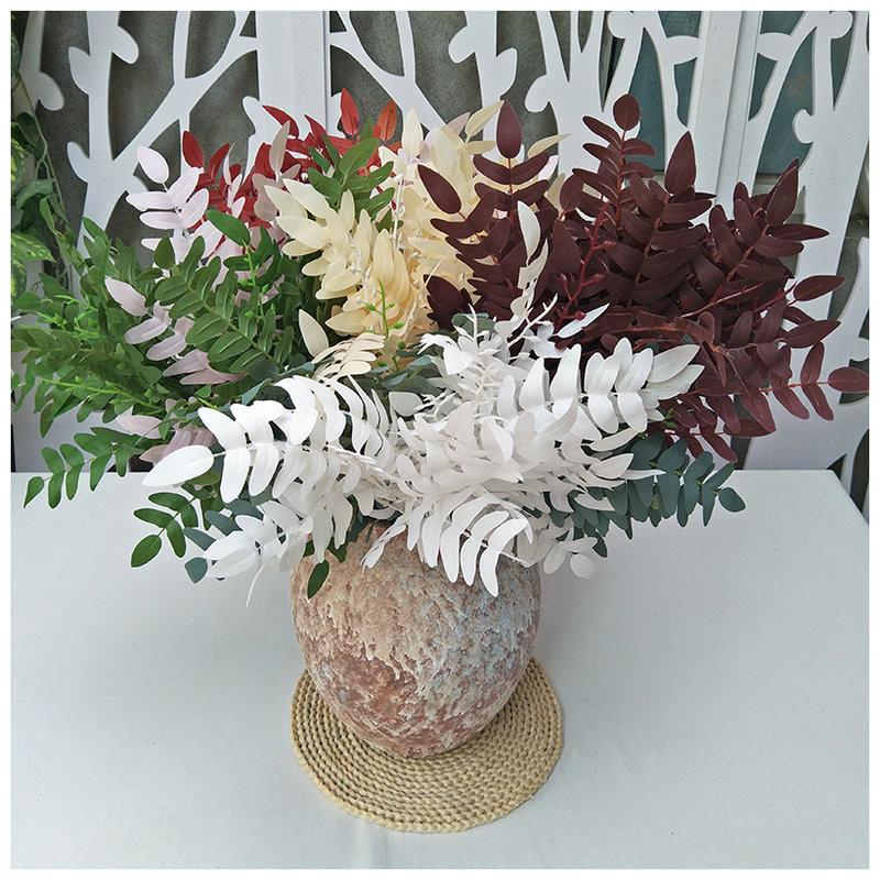 Sophorae Silk Realistic Leaves Plant Bouquet Home And Wedding Decorations Gift