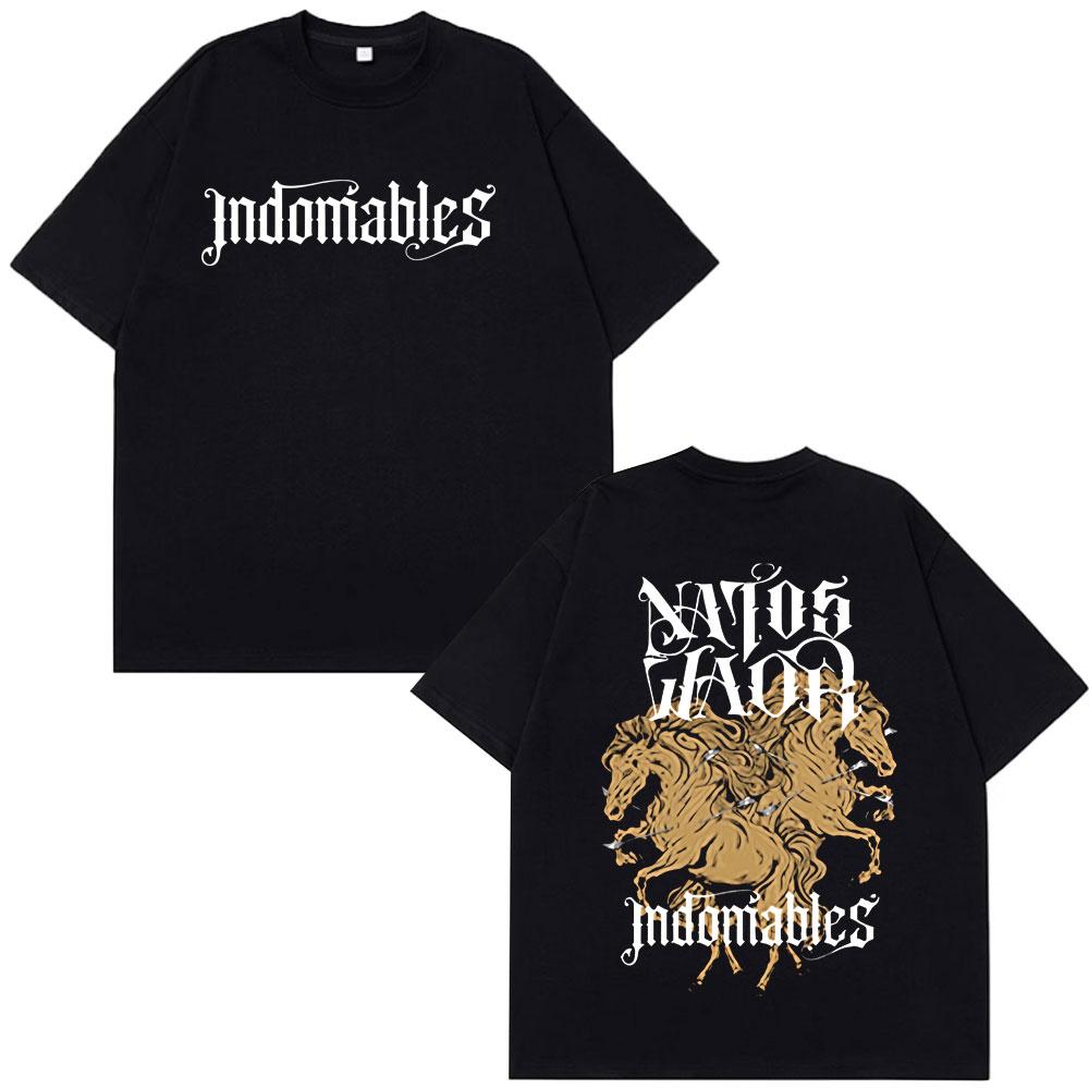 

Rapper NATOS WAOR Tour Merch Hot Sale 2025 T Shirt Men s Women Fashion Cotton T Shirts Oversized Short Sleeve Loose Man T-shirt S разноцветный