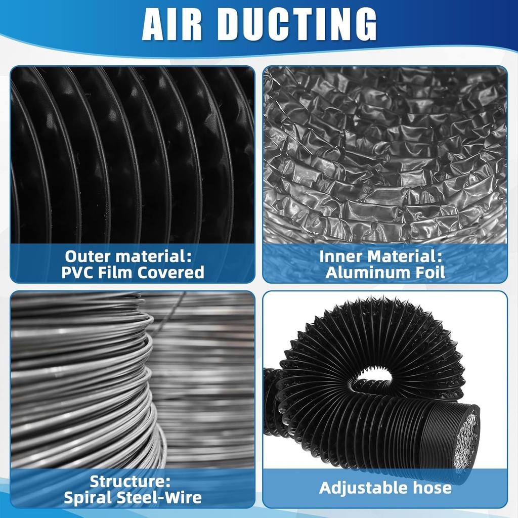 25mm Stainless Steel Exhaust Pipe Fitting 24mm Tube for Diesel Vehicle Air Heater 3' 16ft