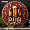 Metal Tin Sign Retro Art 20x20cm Home Wall Decor