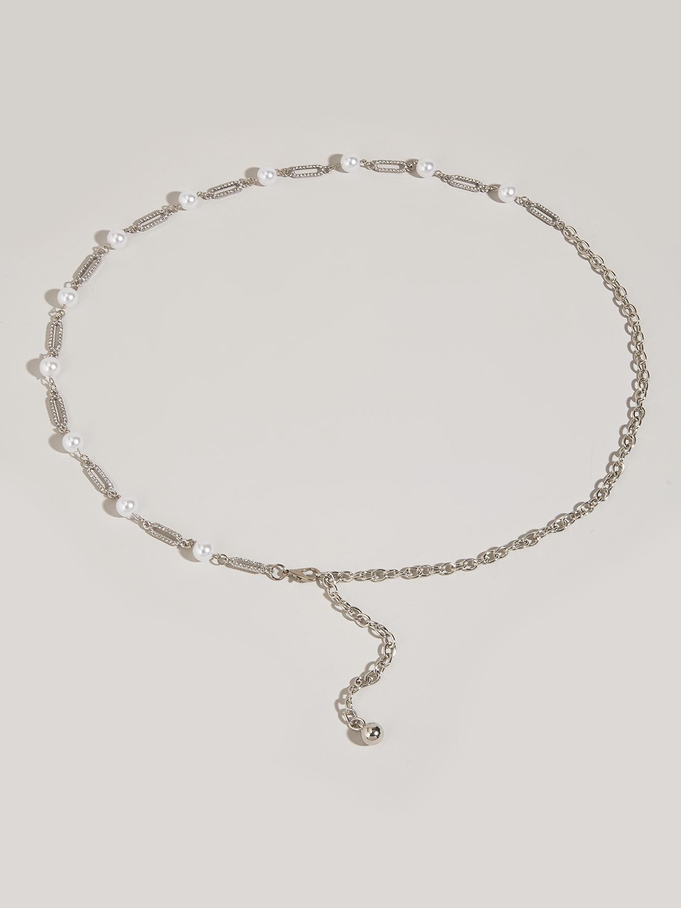 

Стразовая цепочка на талию Металлические аксессуары Пояс с юбкой Платье Цепочка на талию Украшение Тонкий пояс Тренд