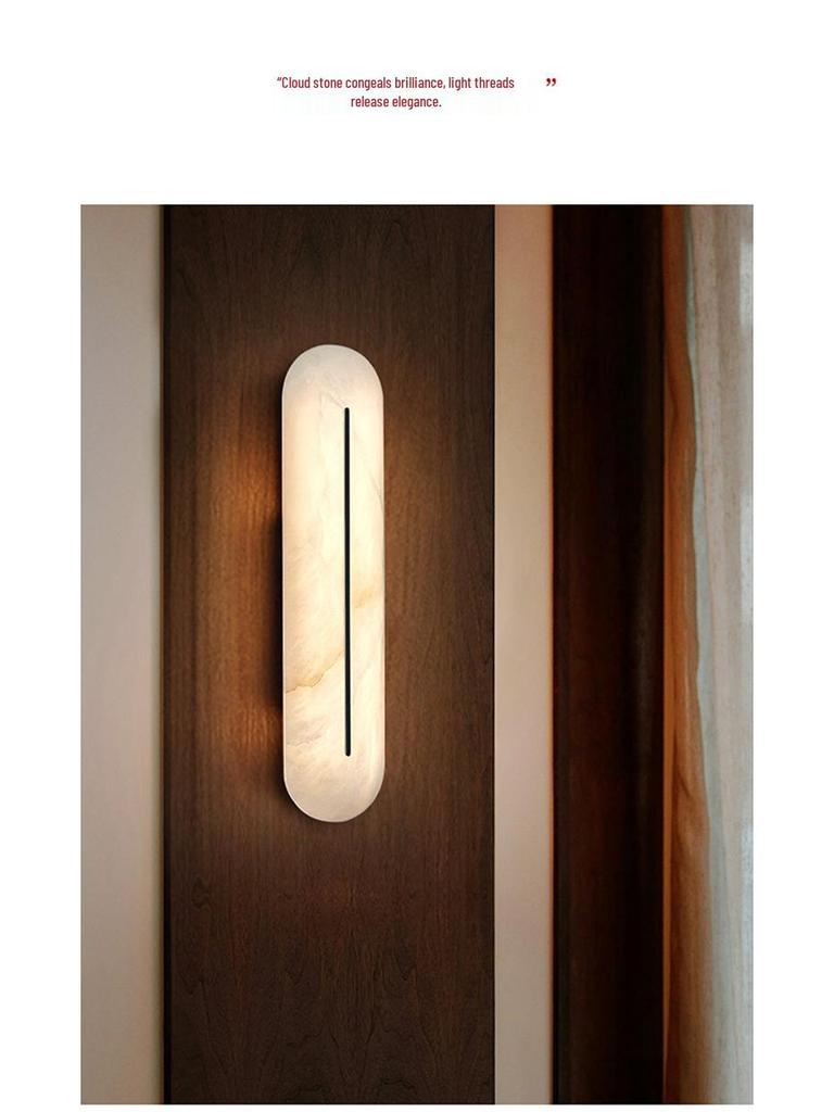Marble Luxury Staircase Light - Spanish & Italian High-End Bedroom, Balcony, Hallway, Entrance, & Bedside Wall Lamp