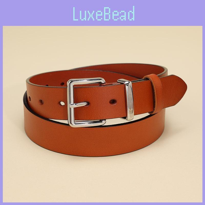 Classic Leather Cowhide Belt Stylish Durable Women Business Casual Accessory