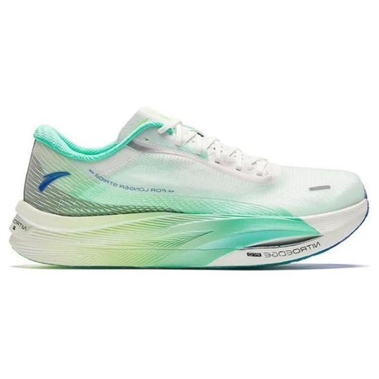 Anta C202 5 GT Pro Comfortable Versatile Trendy Shock Absorbing Durable Low Top Running Shoes Men Sneaker White Green 112355561-9