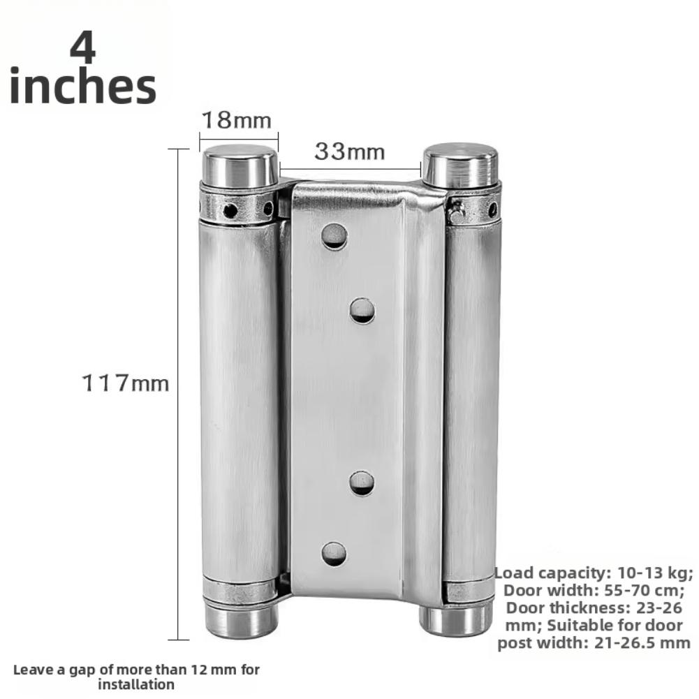 Self-closing Hinge Double Spring Hinge Adjustable Tension Wear-resistant Compact Structure Multi-layer Processing