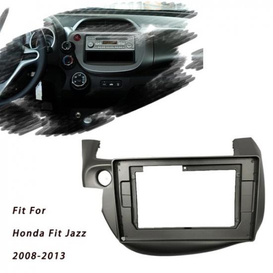 Auto Fascia Stereo Radio Bezel Panel Frame Trim For Honda Fit Jazz 2008-2013
