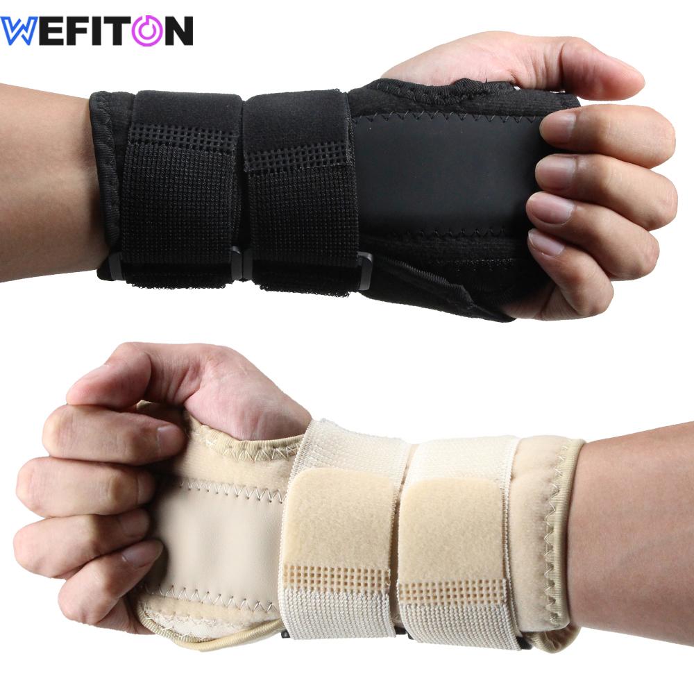 1Pc Wrist Brace Carpal Tunnel,Adjustbale Wrist Support &Metal Splint Stabilizer,Night Sleeep Hand Brace For Women Men,Left Right