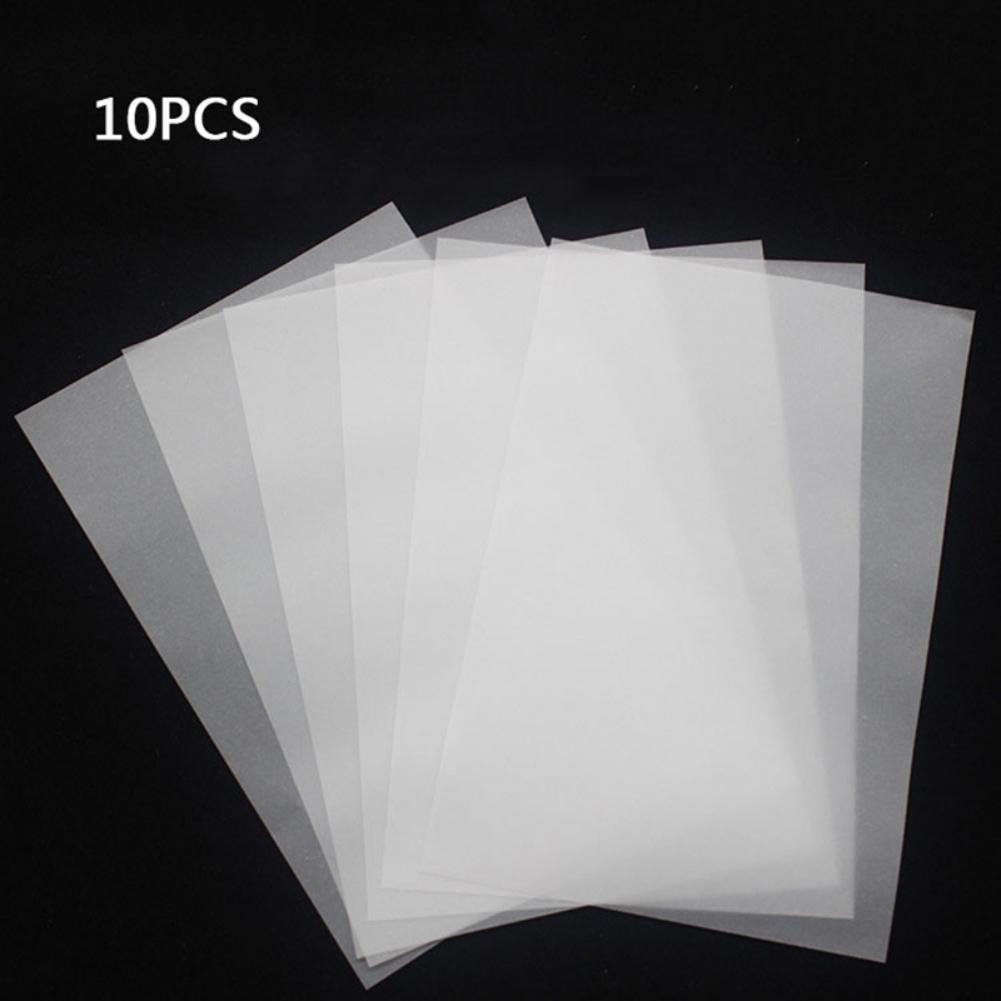 10Pcs Handmade Embroidery Transfer Paper With Iron Pen Kit For Craft-Carbon Water-Soluble Tracing Paper Diy Sewing Tools