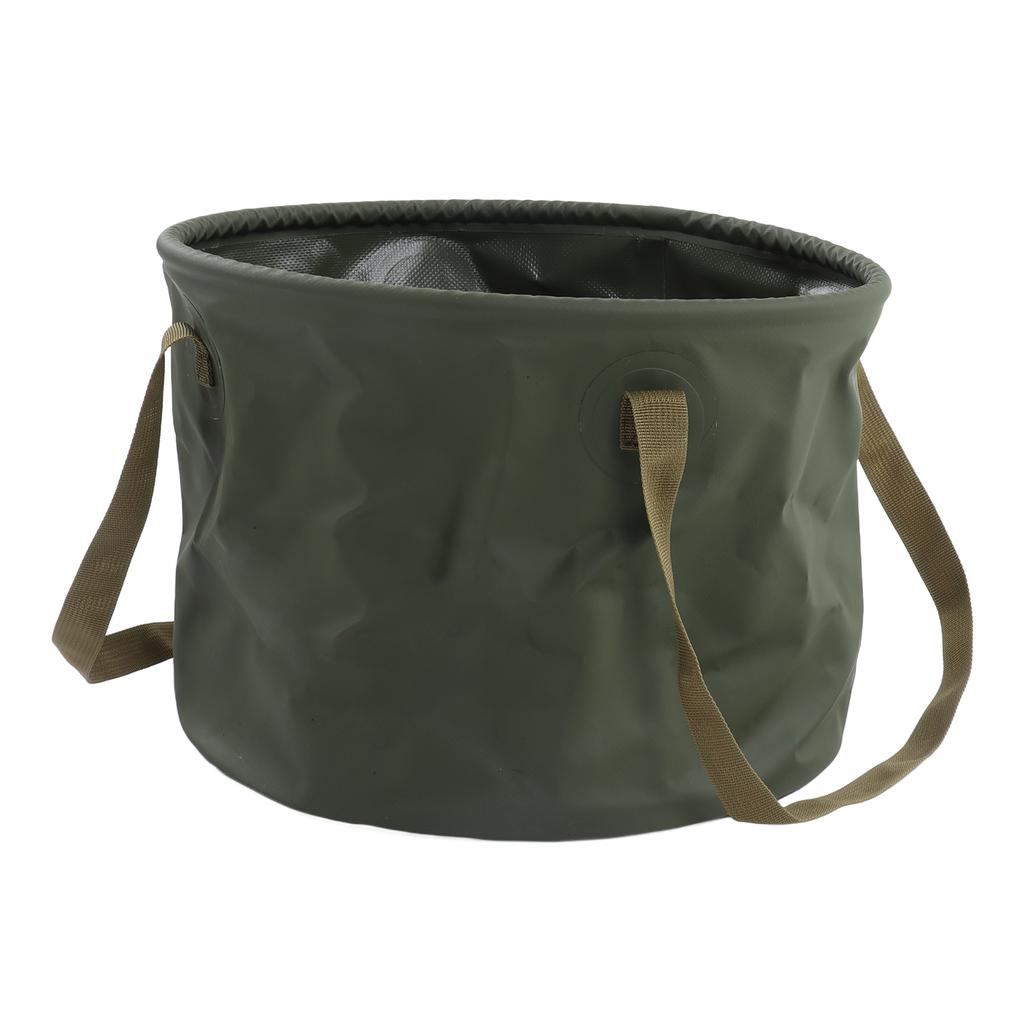 Găleată pliabilă 20L Ușoară Economisește spațiu Multifuncțională Verde Găleată portabilă pentru exterior