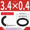 Durable Nitrile Rubber O-Ring, Wire Diameters 0.4-0.8mm, Waterproof & Wear-resistant Sealing Ring