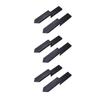 6 PCS Fence Post Repair Kit H Shaped Cold Rolled Steel Wooden Fence Post Repair for Repairing