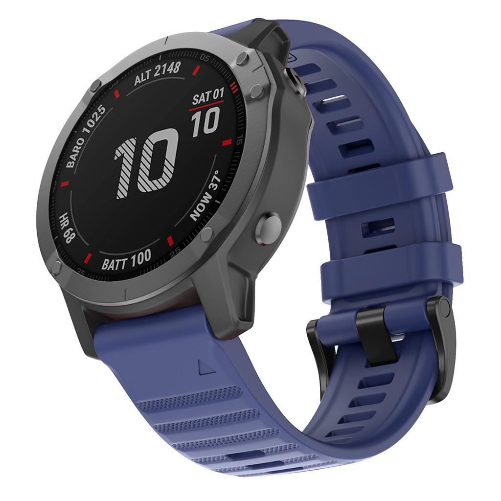 Silikon-Schnellverschluss-Uhrenarmband für Garmin Fenix 6, 6x, 5 und Fenix 3 (22mm/26mm)