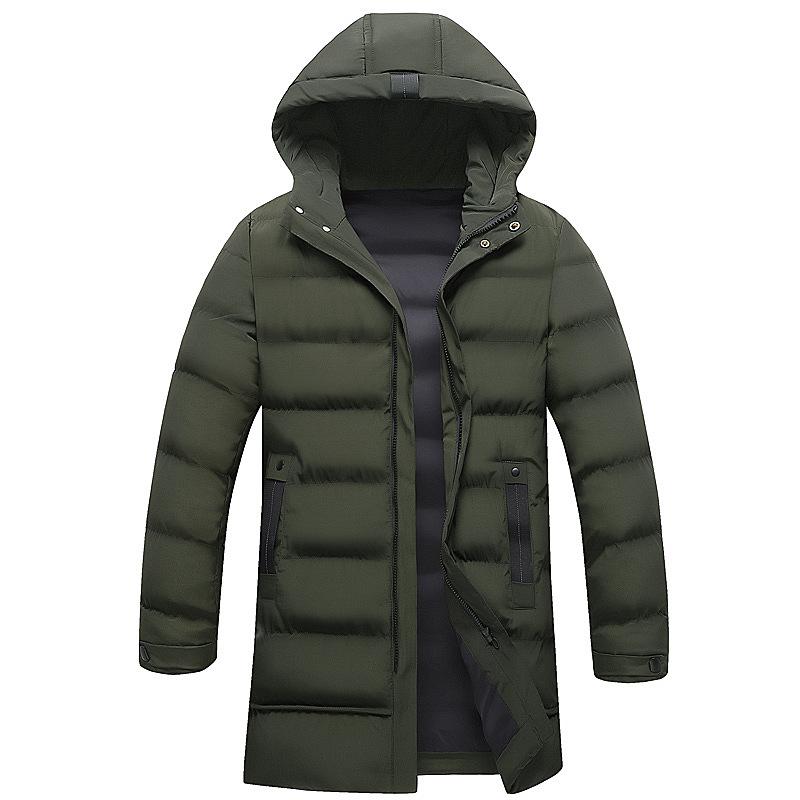2025 down and cotton jackets, men's winter mid-length winter clothes, youth cotton clothes, cotton clothes