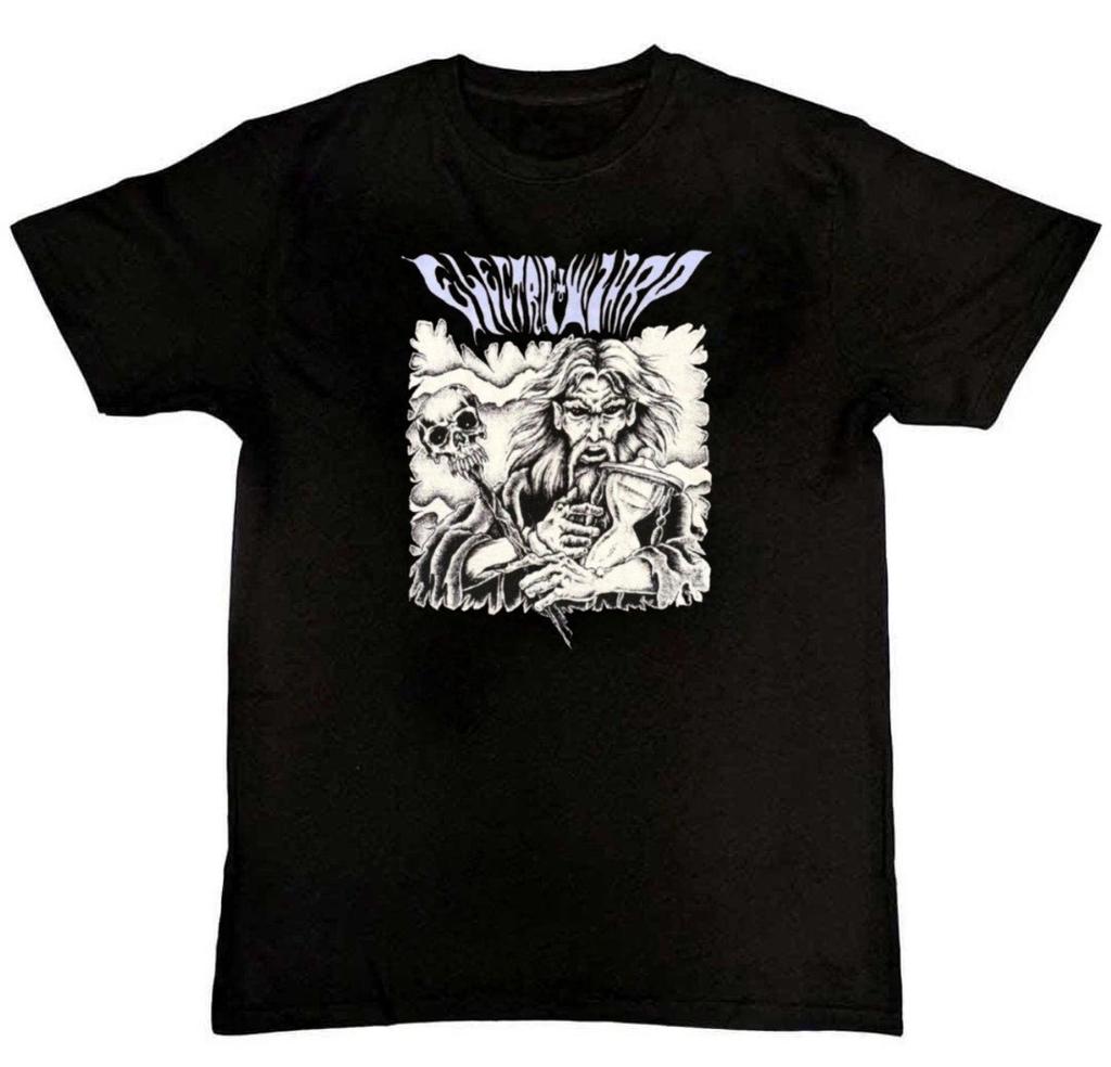 Rare! Electric Wizard Band Smoke Wizard Mens T-Shirt