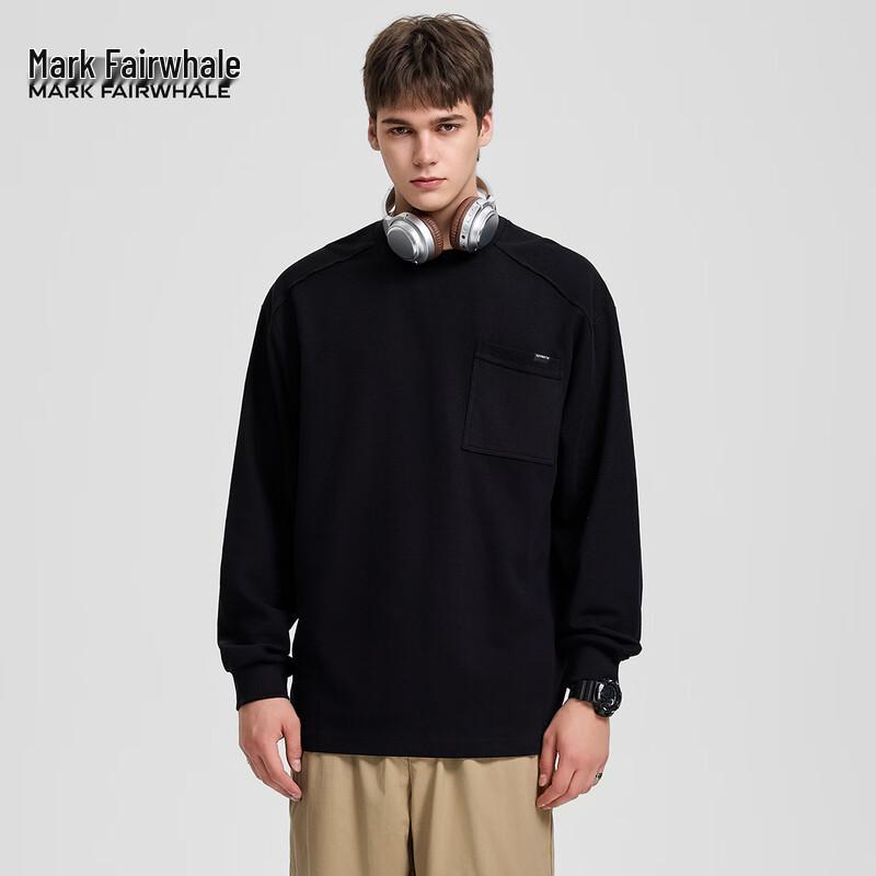 

FAIRWHALE Мужской пуловер с карманом в американском ретро-стиле 4XL