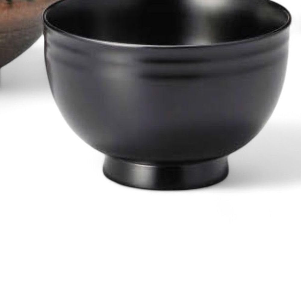 Set of 2 Lacquerware Ceramic Made In J-kitchens Bowls, Wooden, Hand-Painted, Japan, PID-528824