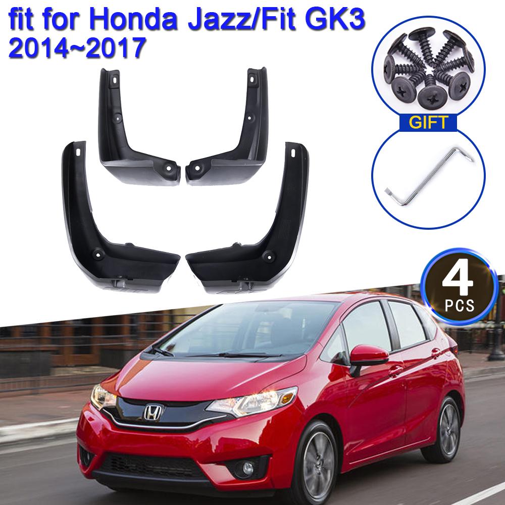 

Брызговики для Honda Jazz Fit GK3 2014 2015 2016 2017 Брызговики Заслонки Брызговики Крыло Переднее Заднее Колесо Авто Стилинг