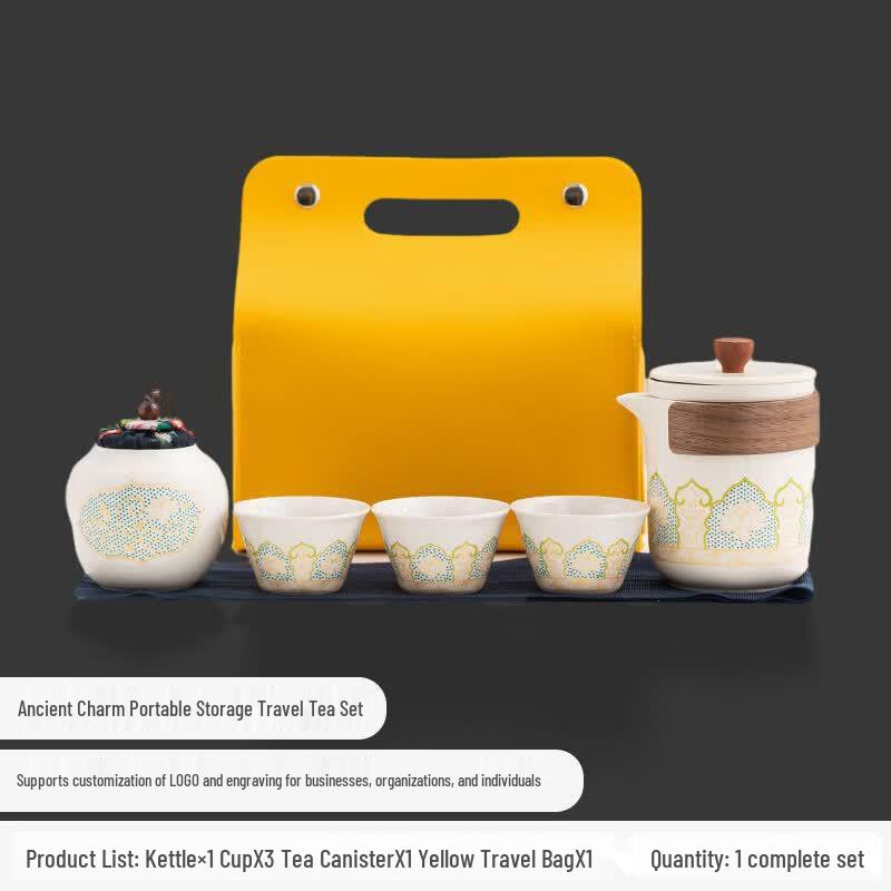 Portable Ceramic Travel Tea Set
