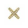 Piercing Luxenter Brilliant Zirconia Finished In 18 Carat Yellow Gold - Marza