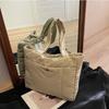 Fashion Puffer Shoulder Bag Large Capacity Women Cloud Tote Bag Lady Laptop Handbags  Daily Commute