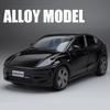 1/32 Tesla Model Y 2026 SUV Alloy Car Model Diecasts Metal New Energy Vehicles Car Model High Simulation Sound and Light Kids Toy Gift