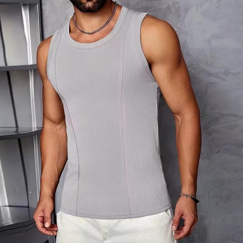 

Yalou Men s Splice Muscle Fit Tank Top 4XL