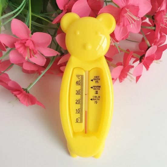 Cartoon Bear Shape Baby Shower Bath Water Thermometer Temperature Test Tool