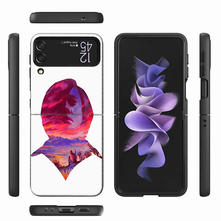 

Чехол для телефона актера Хавьера Бардема для Samsung Z Flip 6 7 5G Z Flip 5 Galaxy Z Flip 3 4 5G ZFlip Ударопрочный Жесткий Чехол ТПУ ПК Coqu Galaxy Z Flip 3 5G