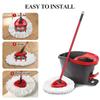 Washable Absorbent Microfiber Mop Refills Replacement Heads Spin Mop Cloth Wet Dry Cleaning For Vileda O cedar Universal Home