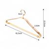 5/10 PEZZI Appendiabiti in Metallo Premium, Appendiabiti di Lusso con Spalla Larga 2,2 cm per Armadio, Porta Abiti in Lega di Alluminio Dorato per Maglione