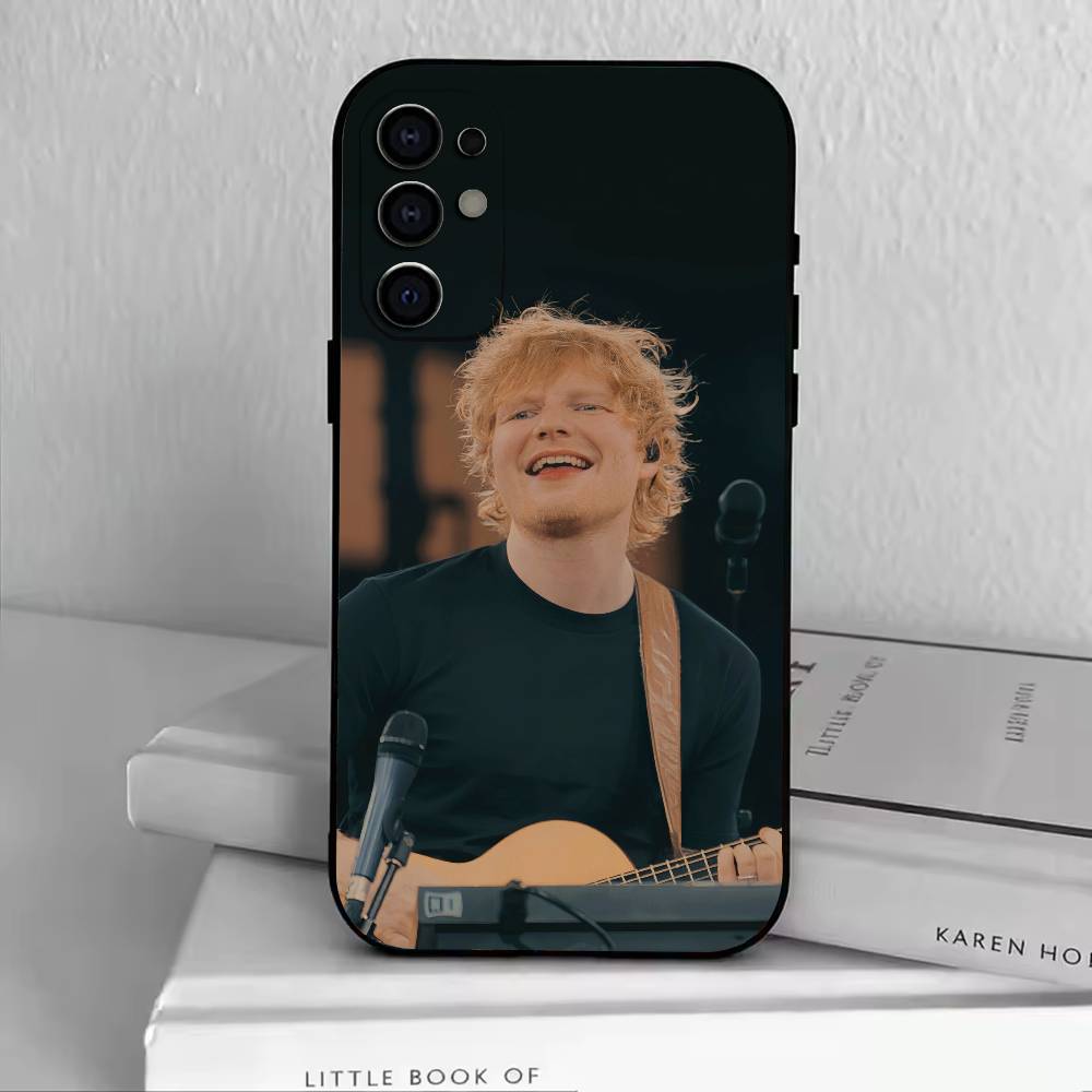 

male singer-D-Ed Sheeran Phone Case Black Silicone Soft For Samsung S25,S24,S21,S22,S23,S30,Ultra,S20,Plus,Fe,Lite Samsung S225G