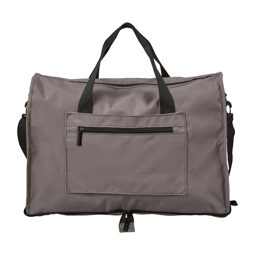 Folding Boston Bag, Medium, Lisa Larson H0002, LL13. Greige Hedgehog